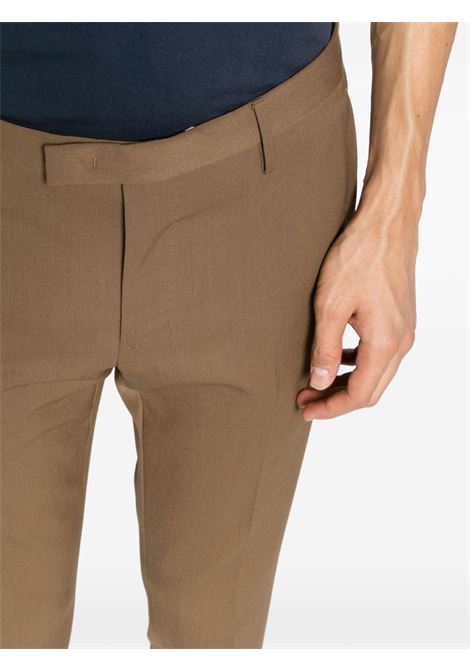 Pantaloni chino slim in lana color cammello con piega stirata PT TORINO | COKSZEZ00CL1-PO360140